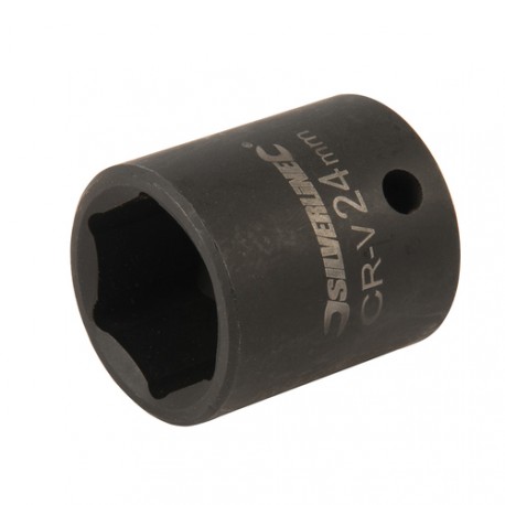 "Impact Socket 1/2"" Drive 6pt Metric", 24mm