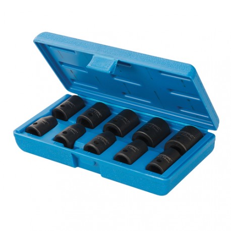 --- "Impact Socket Set 1/2"" Drive 6pt Metric 10pce", 10 - 22mm