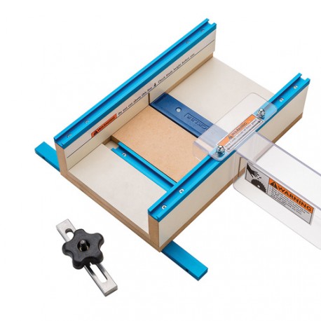 Table Saw Small Parts Sled, 12'' x 15-1/2'' x 3-1/2''