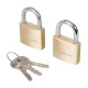 --- Keyed Alike Padlocks, 40mm 2pk