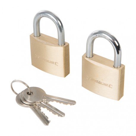 --- Keyed Alike Padlocks, 40mm 2pk