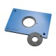 --- Phenolic Router Plate for Non-Triton Routers, 1-1/2'' x 4''