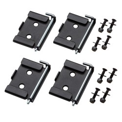 --- Quick-Release Workbench Caster Plates 4pk, 70 x 95mm (2-3/4 x 3-3/4'')