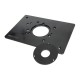 Aluminium Pro Router Plate for Triton Routers, 210 x 298mm (8-1/4 x 11-3/4'')