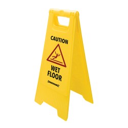 A' Frame Caution Wet Floor Sign, 295 x 610mm