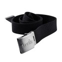 --- Cotton Adjustable Clip Belt Black, One Size