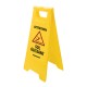 A Frame Caution Wet Floor Sign, 295 x 610mm French