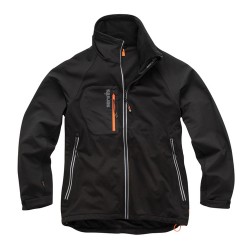 Scruffs - Kurtka typu Softshell czarna Trade Flex, Rozmiar L