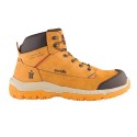 --- Solleret Safety Boots Tan, Size 10 / 44