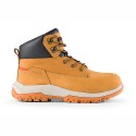 --- Ridge Safety Boots Tan, Size 10.5 / 45