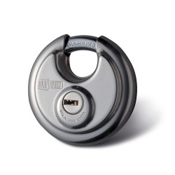 --- Stainless Steel Disc Padlock, 70mm