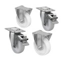 --- Castor Set (Site and Safe Boxes) 4pk, 4pk