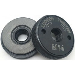 Quick clamping nut M14 for angle grinder