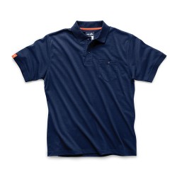 --- Eco Worker Polo Navy, M