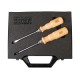 --- King Dick Heritage Wooden Handled Screwdriver Set 2pce, Slotted 7/32" and PH2