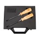 --- King Dick Heritage Wooden Handled Screwdriver Set 2pce, Slotted and 6-in-1 Cross-Tip