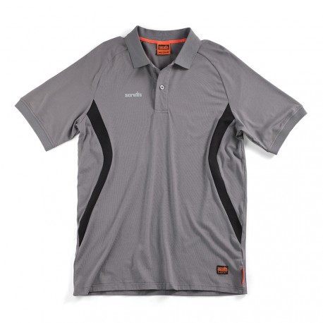 Scruffs Tech Polo Graphite, M