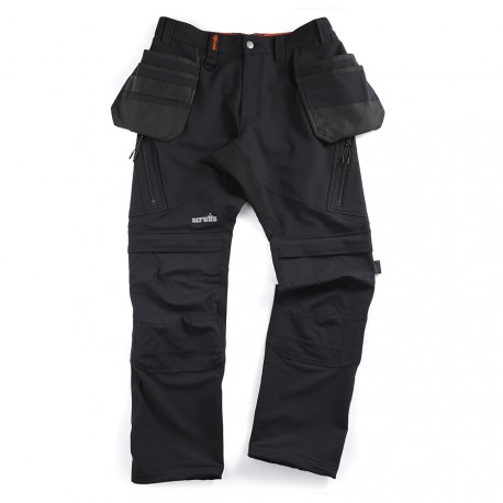 Scruffs Tech Holster Trouser Black, 36R