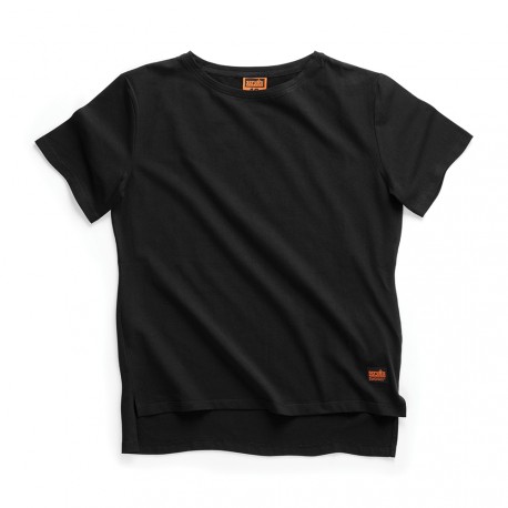 --- Scruffs Women's Trade T-Shirt Black, Size 8