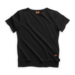 --- Scruffs Women's Trade T-Shirt Black, Size 12