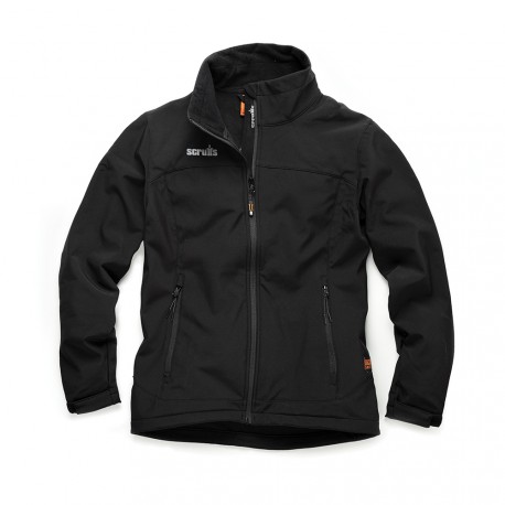 --- Scruffs Women's Trade Softshell Jacket Black, Size 10