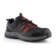 --- Scruffs Air Safety Trainer Black/Orange, Size 9 / 43