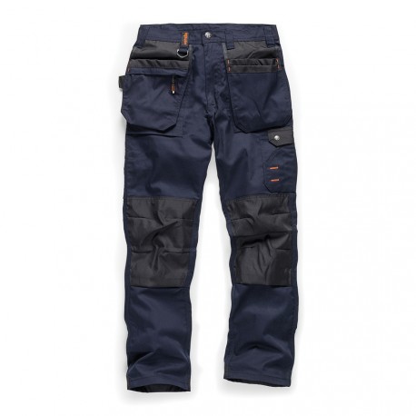 --- Scruffs Worker Plus Trousers Navy, 33R