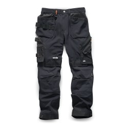 --- Scruffs Pro Flex Plus Holster Trousers Black, 33R