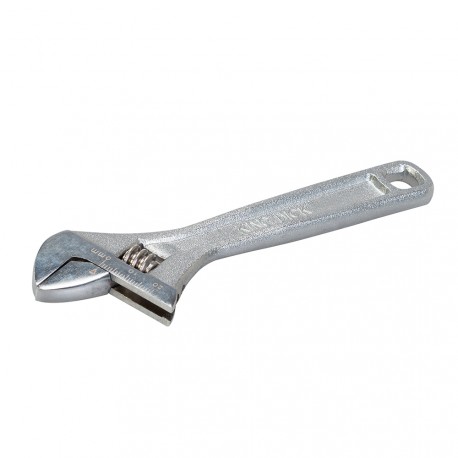 King Dick Adjustable Wrench Chrome, 8"