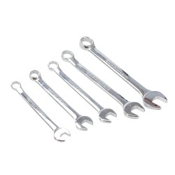 --- King Dick Combination Spanner Set AF 5pce, 1/4" - 1/2"