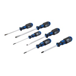 --- King Dick Screwdriver Set 6pce, Slotted / PZ