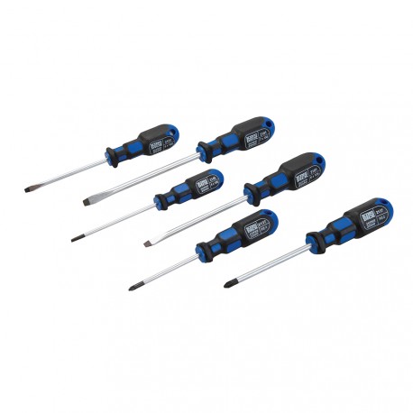 --- King Dick Screwdriver Set 6pce, Slotted / PZ