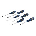 --- King Dick Screwdriver Set 6pce, Slotted / PZ