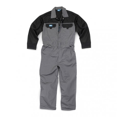 Tough Grit Zip-Front Coverall Charcoal, S