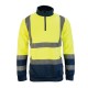 --- Tough Grit Hi-Vis 2-Tone Sweatshirt Yellow/Navy, XXL