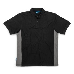 Tough Grit 2-Tone Polo Black / Charcoal, XS