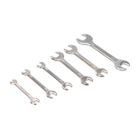 --- King Dick Miniature Open End Spanner Set BA 6pce, 0-10BA