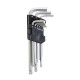 --- King Dick Hex Key Wrench Long Ball End Set Metric 9pce, 1.5 - 10mm 