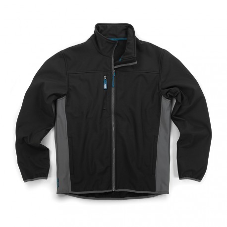 --- Tough Grit 2-Tone Softshell Black / Charcoal, L