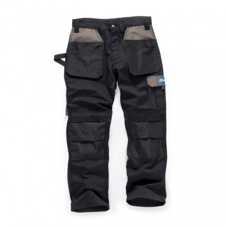 --- Tough Grit Holster Work Trousers Black, 30R