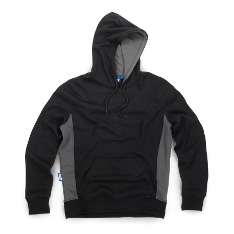 Tough Grit 2-Tone Hoodie Black / Charcoal, XL