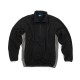 --- Tough Grit 2-Tone 1/4 Zip Fleece Black / Charcoal, M