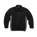 Tough Grit 2-Tone 1/4 Zip Fleece Black / Charcoal, M