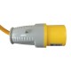 --- Defender Extension Lead Yellow 1.5mm2 16A 25m, 110V