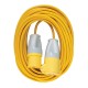 --- Defender Extension Lead Yellow 1.5mm2 16A 14m, 110V