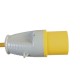 --- Defender Extension Lead Yellow 1.5mm2 16A 14m, 110V