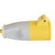 --- Defender Extension Lead Yellow 2.5mm2 16A 14m, 110V