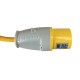 --- Defender Extension Lead Yellow 2.5mm2 16A 25m, 110V