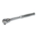 King Dick Full Chrome Reversible Ratchet SD 60 Teeth, 3/8"