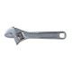 --- King Dick Adjustable Wrench Chrome, 4"